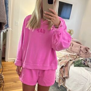 GAP Women's Vibrant Pink Pajama Set